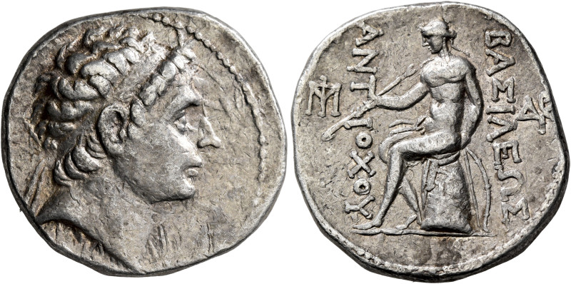 SELEUKID KINGS. Antiochos III ‘the Great’, 222-187 BC. Tetradrachm (Silver, 28 m...