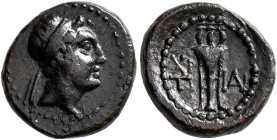 SELEUKID KINGS. Antiochos IV Epiphanes, 175-164 BC. AE (Bronze, 14 mm, 2.55 g, 1 h), Seleukeia on the Pyramos (Mopsos). Diademed head of Antiochos IV ...