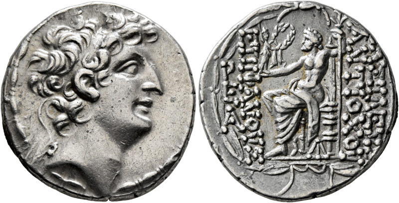 SELEUKID KINGS. Antiochos VIII Epiphanes (Grypos), 121/0-97/6 BC. Tetradrachm (S...