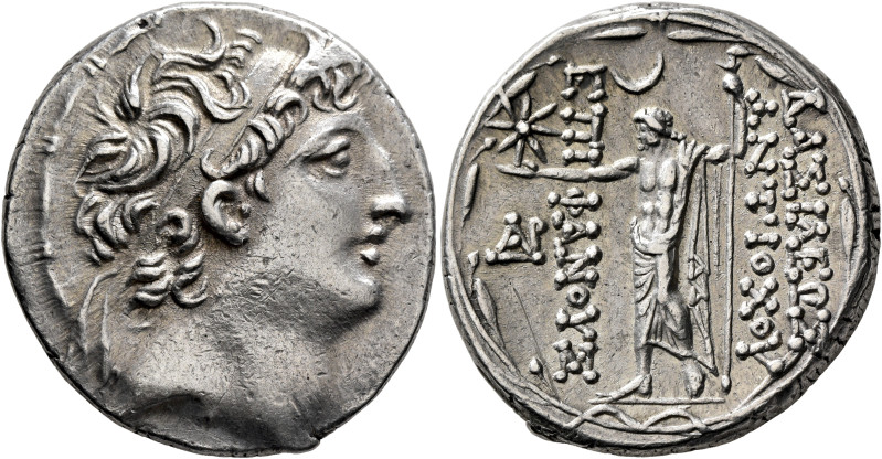 SELEUKID KINGS. Antiochos VIII Epiphanes (Grypos), 121/0-97/6 BC. Tetradrachm (S...