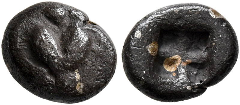 KYRENAICA. Kyrene. Circa 525-480 BC. Trihemiobol (Silver, 9 mm, 0.93 g, 12 h), A...