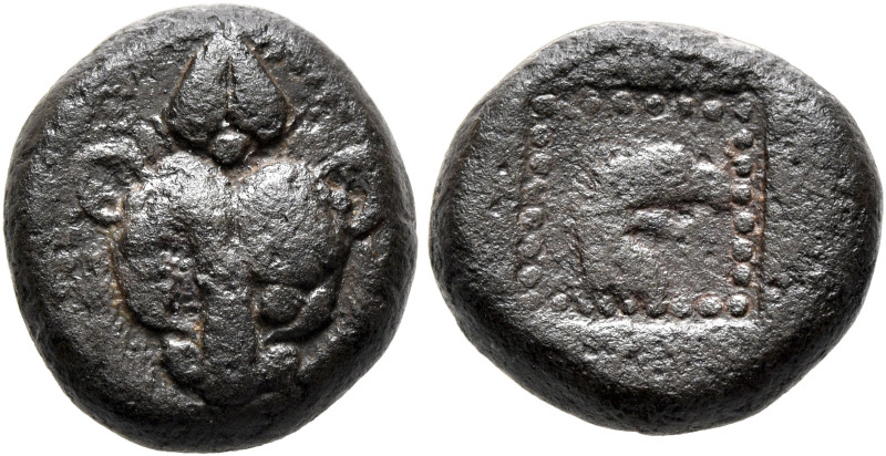 KYRENAICA. Kyrene. Circa 525-480 BC. Drachm (Silver, 14 mm, 3.31 g, 12 h), Asiat...