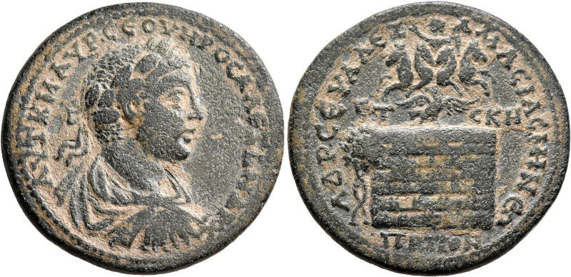 PONTUS. Amasia. Severus Alexander, 222-235. Hexassarion (Orichalcum, 36 mm, 26.0...