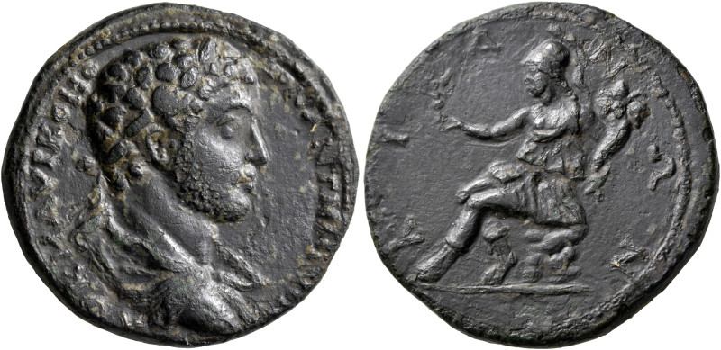 BITHYNIA. Cius. Commodus, 177-192. Diassarion (Bronze, 32 mm, 18.69 g, 7 h), cir...