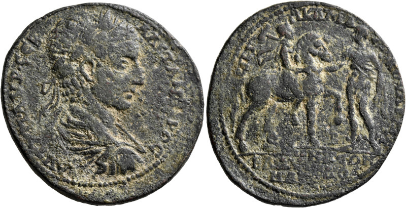 LYDIA. Blaundus. Severus Alexander, 222-235. Medallion (Bronze, 40 mm, 26.17 g, ...