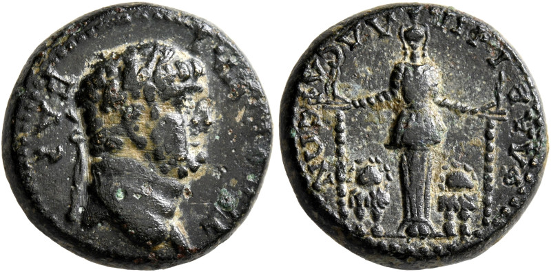 LYDIA. Philadelphia. Titus, as Caesar, 69-79. Assarion (Bronze, 18 mm, 5.65 g, 6...