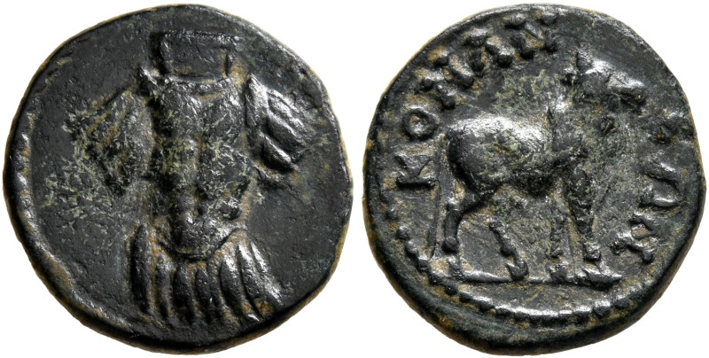 PISIDIA. Conana. Pseudo-autonomous issue. Hemiassarion (Bronze, 19 mm, 1.61 g, 7...