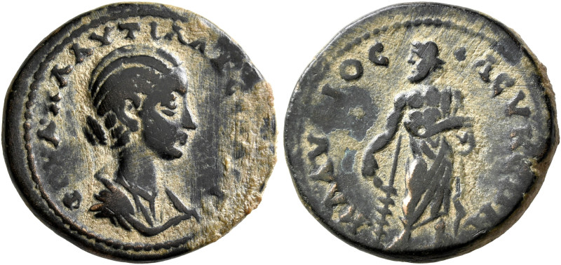 PISIDIA, Seleuceia (as Claudioseleucia). Plautilla, Augusta, 202-205. Assarion (...