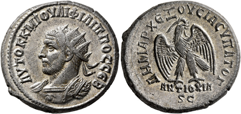 SYRIA, Seleucis and Pieria. Antioch. Philip I, 244-249. Tetradrachm (Billon, 27 ...