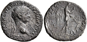 Claudius, 41-54. Denarius (Silver, 19 mm, 3.23 g, 5 h), Rome, 50-51. TI CLAVD CAESAR AVG P M TR P X IMP P P Laureate head of Claudius to right. Rev. P...