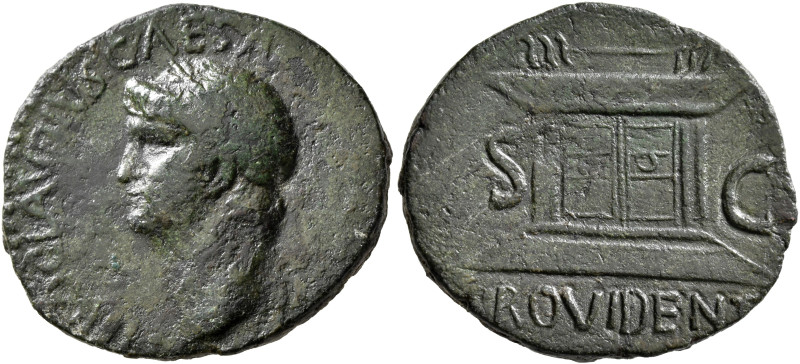 Nero, 54-68. As (Copper, 26 mm, 7.66 g, 1 h), uncertain Balkan mint (Perinthus?)...
