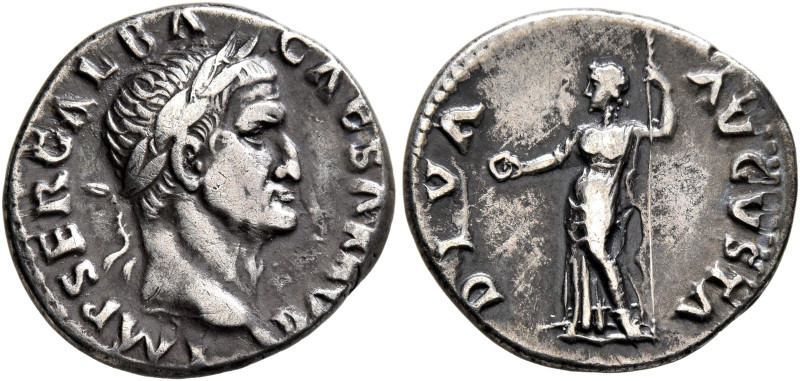 Galba, 68-69. Denarius (Silver, 17 mm, 3.42 g, 6 h), Rome, circa July 68-January...