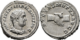 Balbinus, 238. Antoninianus (Silver, 23 mm, 4.89 g, 6 h), Rome, circa April-June 238. IMP CAES D CAEL BALBINVS AVG Radiate, draped and cuirassed bust ...