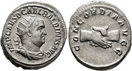 Balbinus, 238. Antoninianus (Silver, 22 mm, 5.07 g, 6 h), Rome, April-June 238. IMP CAES D CAEL BALBINVS AVG Radiate, draped and cuirassed bust of Bal...