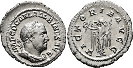 Balbinus, 238. Denarius (Silver, 22 mm, 3.00 g, 12 h), Rome, circa April-June 238. IMP C D CAEL BALBINVS AVG Laureate, draped and cuirassed bust of Ba...
