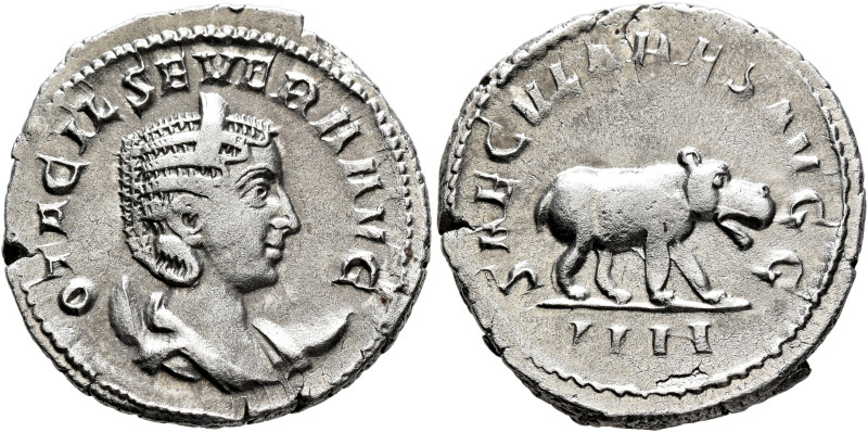 Otacilia Severa, Augusta, 244-249. Antoninianus (Silver, 22 mm, 3.88 g, 6 h), Ro...