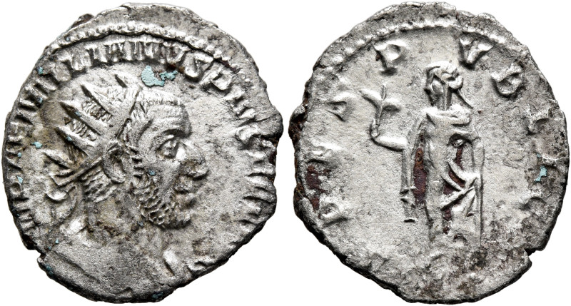 Aemilian, 253. Antoninianus (Silver, 21 mm, 2.76 g, 12 h), Rome. IMP AEMILIANVS ...