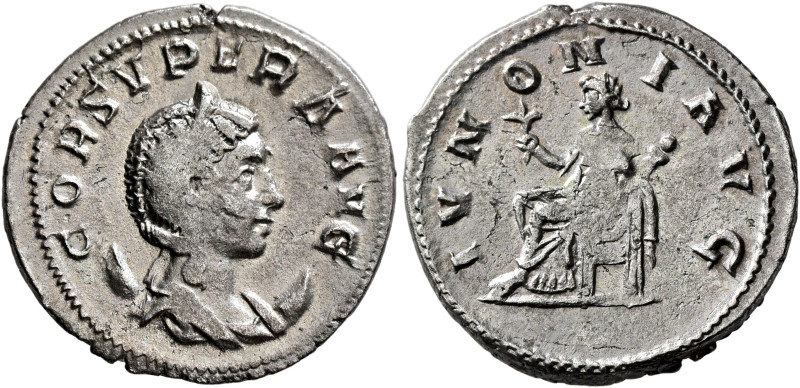 Cornelia Supera, Augusta, 253. Antoninianus (Silver, 21 mm, 3.13 g, 12 h), Rome....