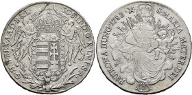 AUSTRIA. Holy Roman Empire. Josef II, Emperor, 1765-1790. Taler 1782 (Silver, 42 mm, 27.80 g, 12 h), Kremnitz. G•H•B•REX•A•A•D•B•&•L• - IOS•II•D•G•R•I...
