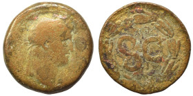 SYRIA, Seleucis and Pieria. Antioch. Galba, 68-69. Ae (bronze, 14.47 g, 28 mm). [IM·SER·SVL·GALBA·CAE] Laureate head of Galba to right. Rev. Large S C...