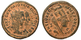 SYRIA, Seleucis and Pieria. Antioch. Philip I, with Philip II, 244-249. Ae (bronze, 17.02 g, 29 mm). ΑΥΤΟΚ Κ Μ ΙΟΥΛΙ ΦΙΛΙΠΠΟΙ ϹЄΒ Jugate draped busts ...