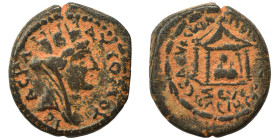 SYRIA, Seleucis and Pieria. Seleuceia. Pseudo-autonomous, time of Trajan, 98-117. Ae (bronze, 6.24 g, 21 mm). Turreted, veiled and draped bust of Tych...