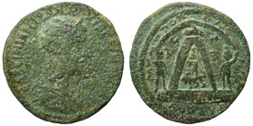 CILICIA. Tarsos. Tranquillina, 241-244. Ae (bronze, 11.40 g, 29 mm). Diademed and draped bust of Tranquillina. Rev. Sandan standing left, on horned li...