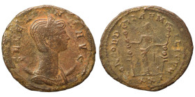 Severina, Augusta, 270-275. Antoninianus (bronze, 3.37 g, 23 mm), Rome. SEVERINA AVG Diademed and draped bust of Severina set to right on crescent. Re...