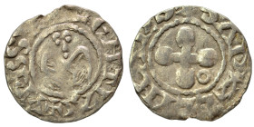 FRANCE. Provence. Valence. Anonymous Bishops, 12th century. Denier (silver, 1.09 g, 17 mm). +S APOLLINARIS Cross with annulet. Rev- +VRBS VALENTIAI An...