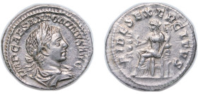 Rome Roman Empire 218 - 222 AR Denarius - Elagabalus (FIDES EXERCITVS; Fides) Silver Rome Mint 2.5g XF RIC IV.2 68b OCRE ric.4.el.68b