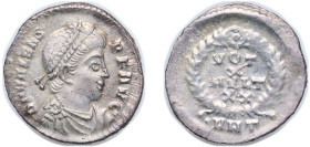 Rome Roman Empire 367 - 375 AR Siliqua - Valens (VOT/X/MVLT/XX) Silver Antioch Mint 1.8g AU RIC IX 34b.1