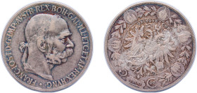 Austria Austro-Hungarian Empire 1900 5 Corona - Franz Joseph I Silver (.900) Vienna Mint (8961416) 23.8g VF KM 2807 Schön 8