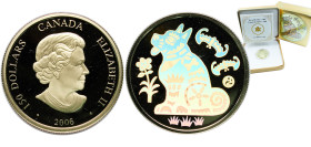 Canada Commonwealth 2006 150 Dollars - Elizabeth II (Year of the Dog) Gold (.750) Ottawa Mint (2609) 11.84g PF RCM/MRC RC-3156 KM 592