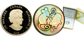 Canada Commonwealth 2008 150 Dollars - Elizabeth II (Year of the Rat) Gold (.750) Ottawa Mint (582) 11.84g PF Ch RC-3158 KM 802