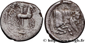 SICILY - GELA
Type : Tétradrachme 
Date : c. 465-450 AC. 
Mint name / Town : Géla, Sicile 
Metal : silver 
Diameter : 28  mm
Orientation dies : 9  h.
...