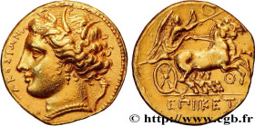 SICILY - SYRACUSE
Type : Drachme d’or, décadrachme ou 60 litrai 
Date : c. 287-278 AC. 
Mint name / Town : Sicile, Syracuse 
Metal : gold 
Diameter : ...