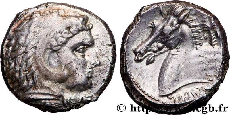 SICILY - SICULO-PUNIC - ENTELLA
Type : Tétradrachme 
Date : c. 325 AC. 
Mint nam...