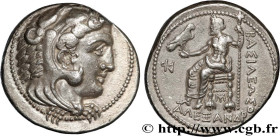 MACEDONIA - MACEDONIAN KINGDOM - ALEXANDER III THE GREAT
Type : Tétradrachme 
Date : c. 325-323 AC 
Mint name / Town : Myriandrus, Syrie 
Metal : silv...