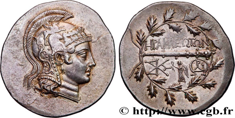 IONIA - HERACLEA AD LATNUM
Type : Tétradrachme stéphanophore 
Date : c. 150 AC 
...