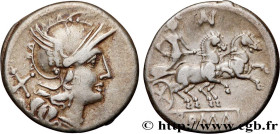 ROMAN REPUBLIC - ANONYMOUS
Type : Denier 
Date : c. 194-190 AC. 
Mint name / Town : Rome 
Metal : silver 
Millesimal fineness : 950  ‰
Diameter : 18  ...