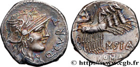 CURTIA
Type : Denier 
Date : 116-115 AC. 
Mint name / Town : Rome 
Metal : silver 
Millesimal fineness : 950  ‰
Diameter : 19,5  mm
Orientation dies :...