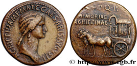 AGRIPPINA MAJOR
Type : Sesterce 
Date : 37-41 
Mint name / Town : Rome 
Metal : copper 
Diameter : 33,5  mm
Orientation dies : 6  h.
Weight : 29,51  g...