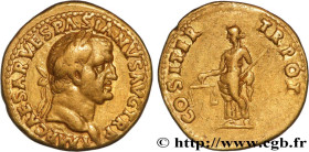 VESPASIAN
Type : Aureus 
Date : 70 
Mint name / Town : Lyon 
Metal : gold 
Diameter : 19  mm
Orientation dies : 6  h.
Weight : 7,18  g.
Rarity : R2 
O...
