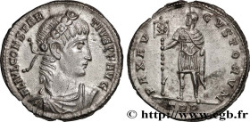 CONSTANTIUS II
Type : Argenteus 
Date : 347-348 
Mint name / Town : Trêves 
Metal : silver 
Millesimal fineness : 900  ‰
Diameter : 20  mm
Orientation...