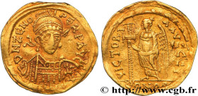 ZENO
Type : Solidus 
Date : c. 476-491 
Mint name / Town : Constantinople 
Metal : gold 
Diameter : 20  mm
Orientation dies : 6  h.
Weight : 4,32  g.
...