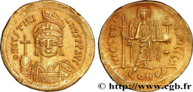 JUSTINIAN I
Type : Solidus 
Date : 545-565 
Mint name / Town : Constantinople 
Metal : gold 
Millesimal fineness : 1000  ‰
Diameter : 20  mm
Orientati...