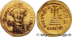 CONSTANS II
Type : Solidus 
Date : 648-649 
Mint name / Town : Constantinople 
Metal : gold 
Millesimal fineness : 1.000  ‰
Diameter : 21,5  mm
Orient...