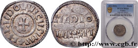 LOUIS THE PIOUS
Type : Denier 
Date : c. 819/822-830 
Date : n.d. 
Mint name / Town : Milan 
Metal : silver 
Diameter : 20,5  mm
Orientation dies : 6 ...