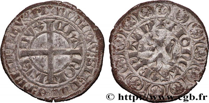 BRITTANY - DUCHY OF BRITTANY - CHARLES OF BLOIS
Type : Gros au lion 
Date : c. 1...