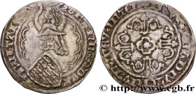 BRITTANY - DUCHY OF BRITTANY - JOHN IV OF MONTFORT
Type : Gros 
Date : n.d. 
Mint name / Town : Vannes 
Metal : silver 
Diameter : 28,5  mm
Orientatio...